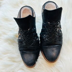 Seychelles Woven Healed Mules